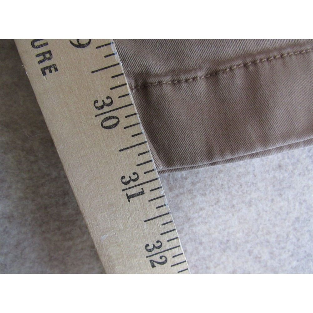 JCrew 770 Straight Fit Chino Pants Mens 34x32 Brown Re-Imagined Stretch Cotton - Picture 9 of 11